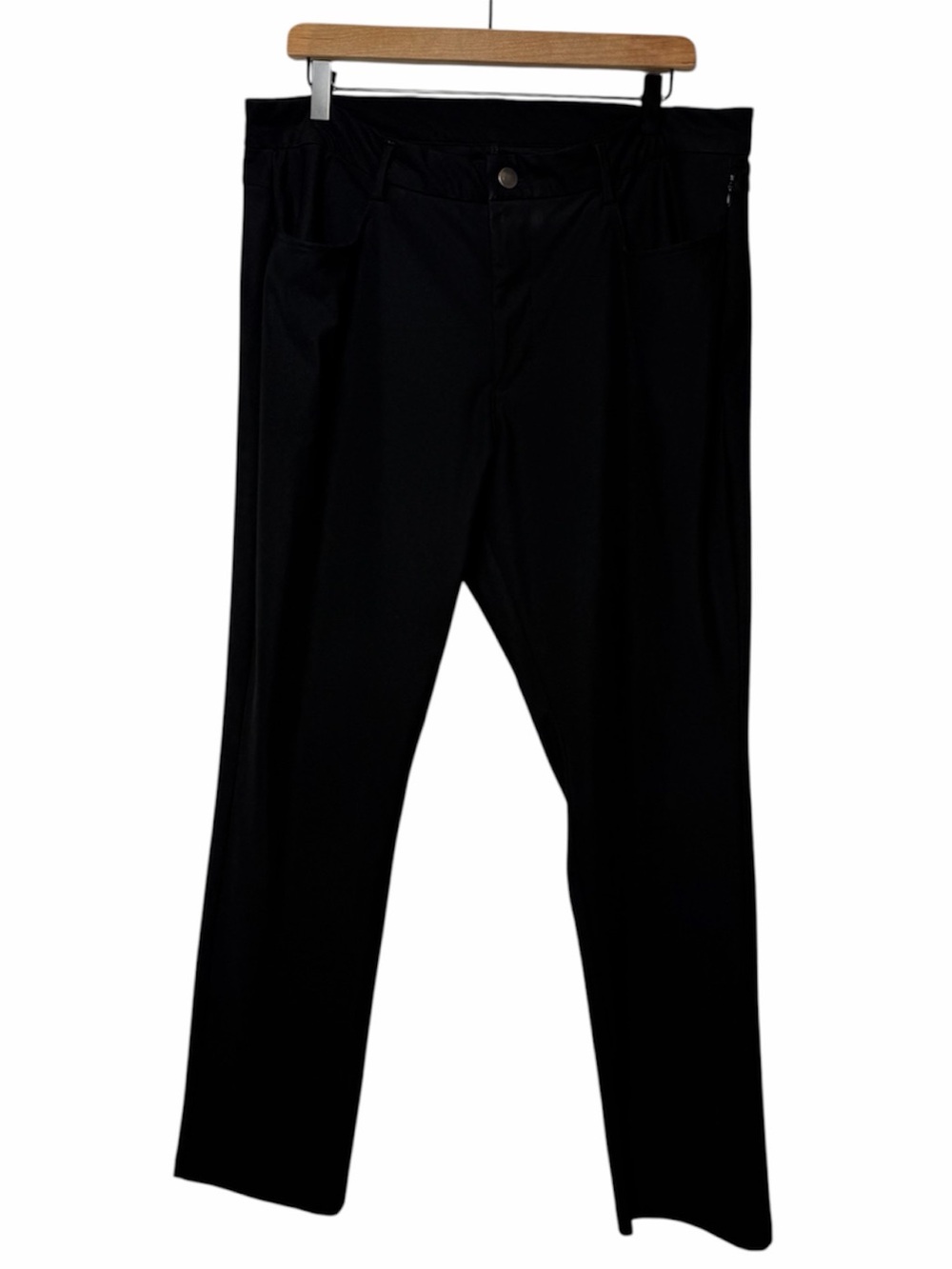 Old Navy Men's Black Slim Fit 4-Way Stretch Pants 36X30